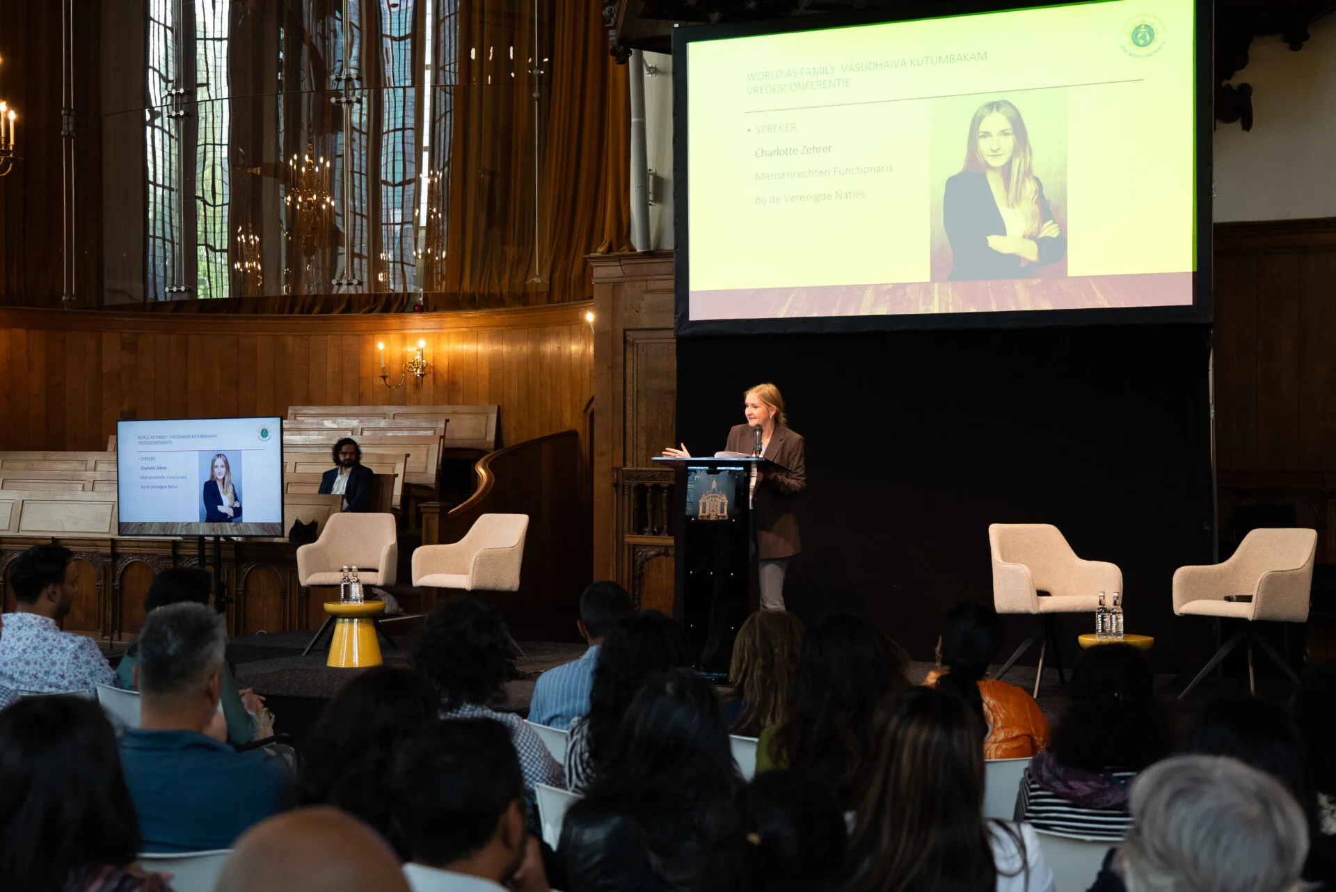 Global Human Rights Defence (GHRD), Charlotte Zehrer, speaking at One World One Family Conference